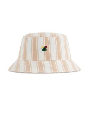 Aimé Leon Dore Striped Crest Bucket Hat 'Khaki'